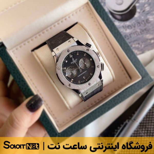 ساعت-مچی-مردانه-هابلوت-HUBLOT-سه-موتوره-مدل-1961-کد-۷۰۹۰