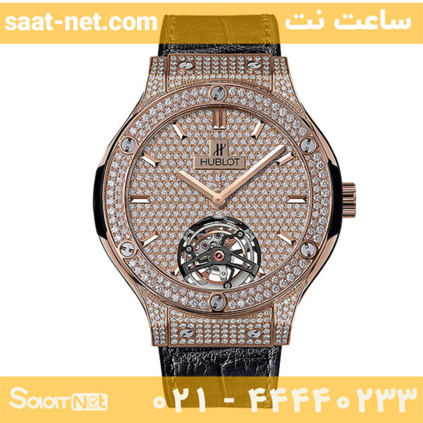 ساعت-مچی-مردانه-هابلوت-HUBLOT-مدل-Classic-Fusion-Tourbillon-کد-۶۰۱۳